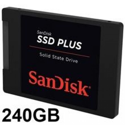 דיסק ssd מודל  SanDisk SSD PLUS 2.5" 240GB SATAIII R:530/W:440 SDSSDA-240G-G