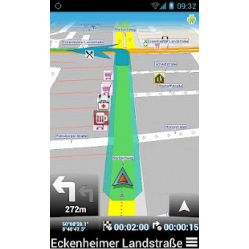 תוכנת GPS חינמית : MapFactor